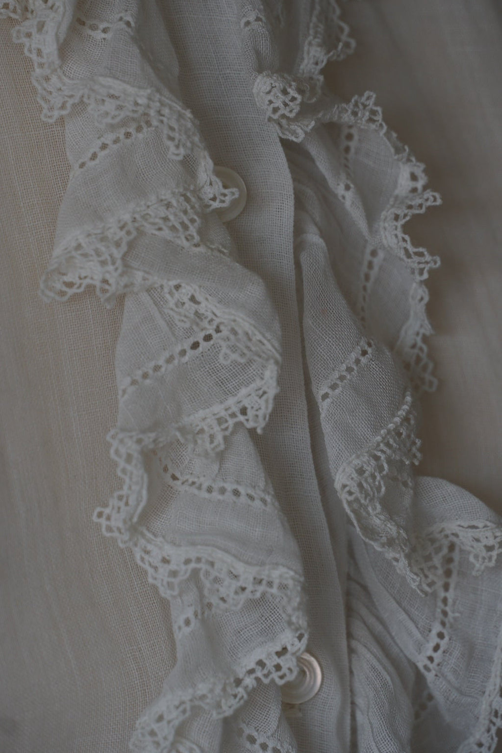 Edwardian Ruffle Front Blouse