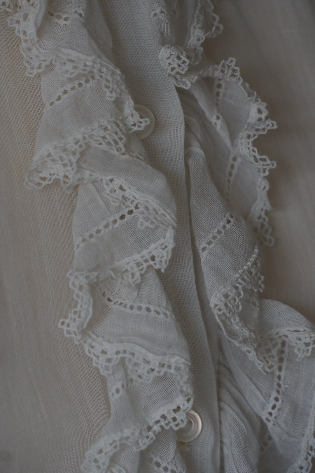Edwardian Ruffle Front Blouse