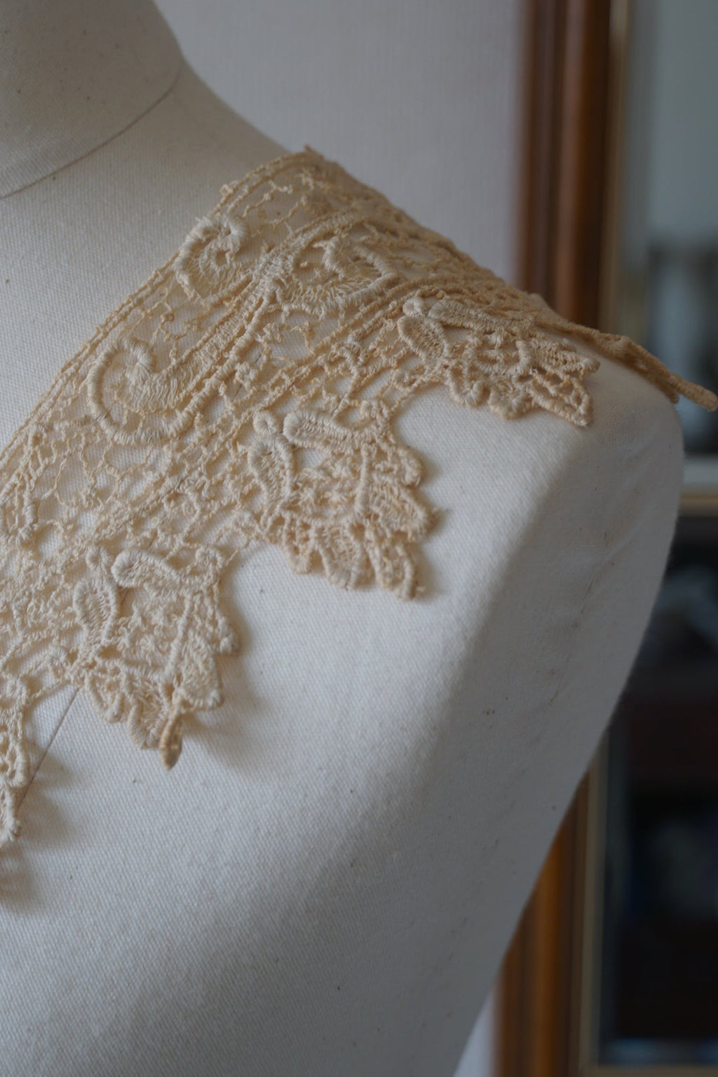 Victorian Floral Lace Collar