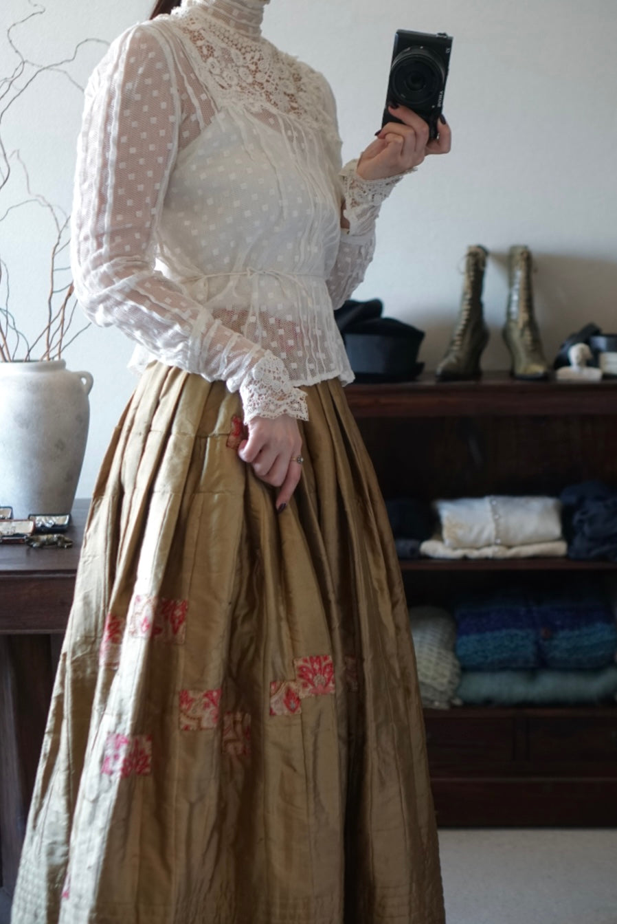 1860’s Silk Quilted Skirt