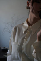 Vintage Satin Collar Shirt
