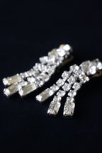 Vintage Glass Chandelier Earrings