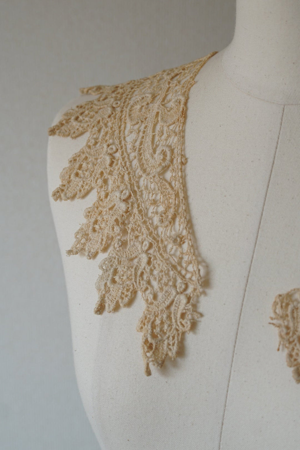 Victorian Floral Lace Collar