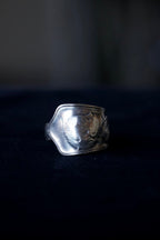 Vintage Silver Child Face Ring