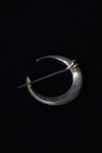 1920-30's Crescent Moon Glass Brooch