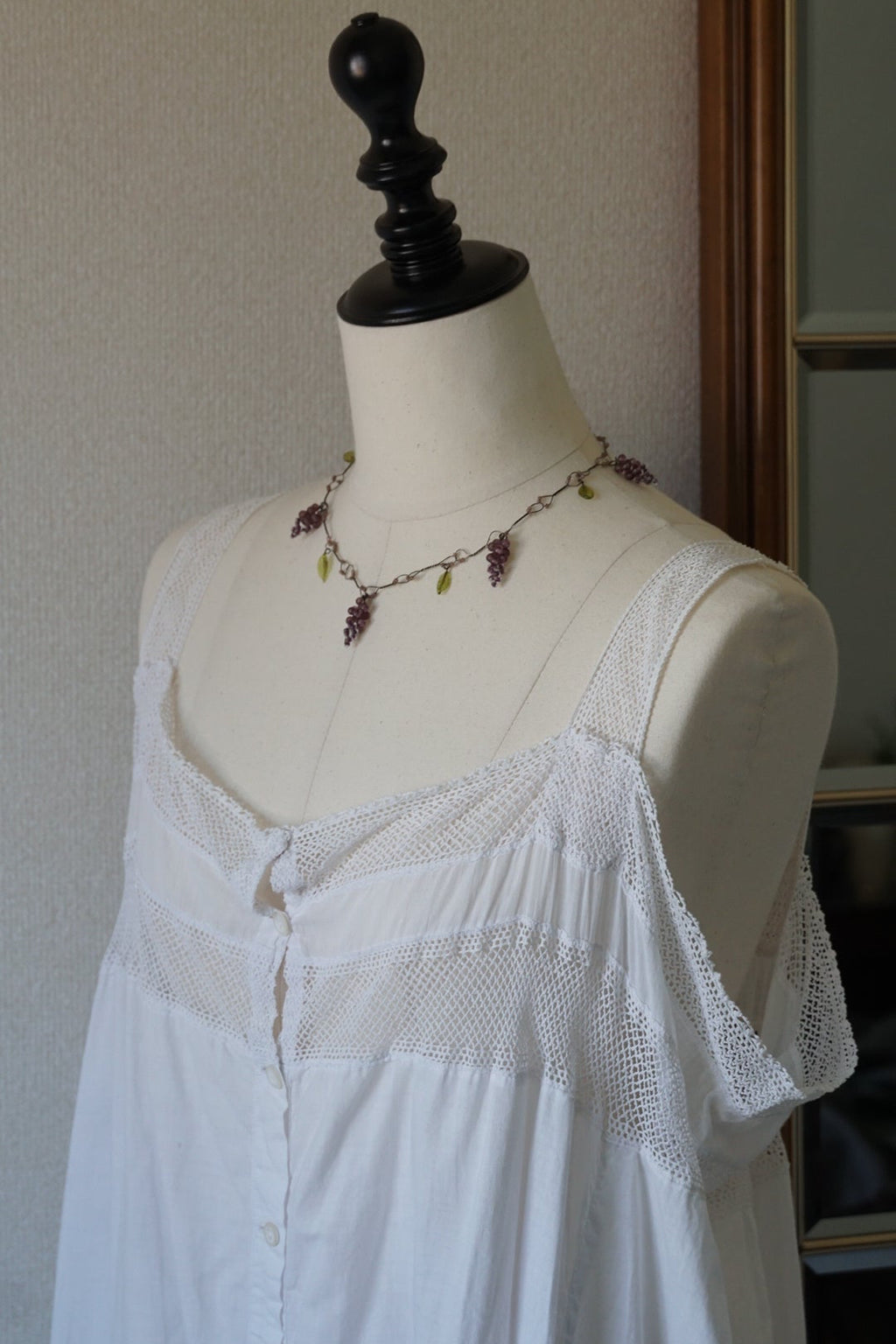 1930's Irish Crochet Lace Nighty