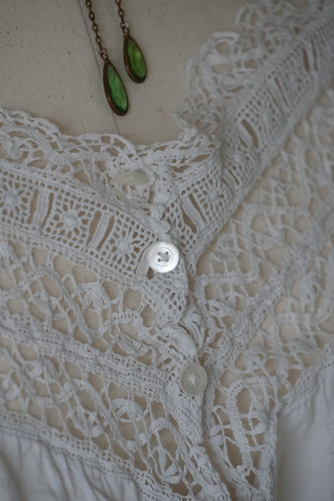 1900-1910's Bobbin Lace Blouse