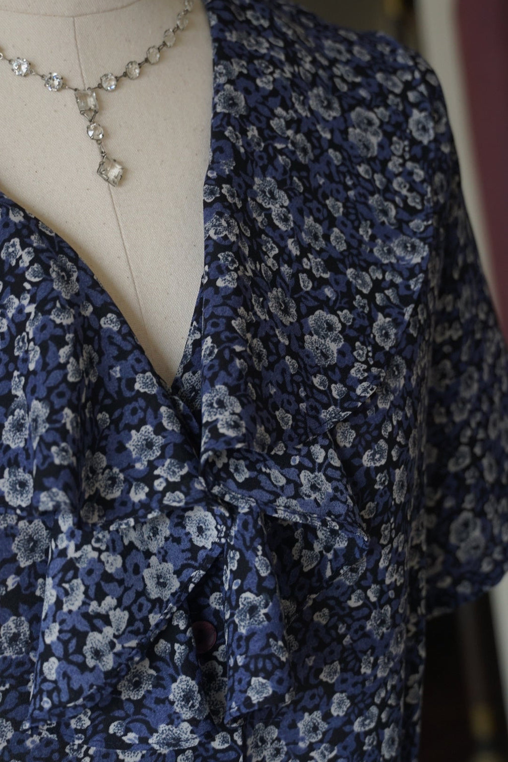 Vintage Small Flower Blouse