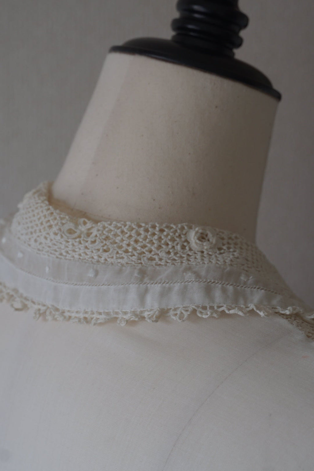 1910’s Cotton Voile Blouse with Irish Lace