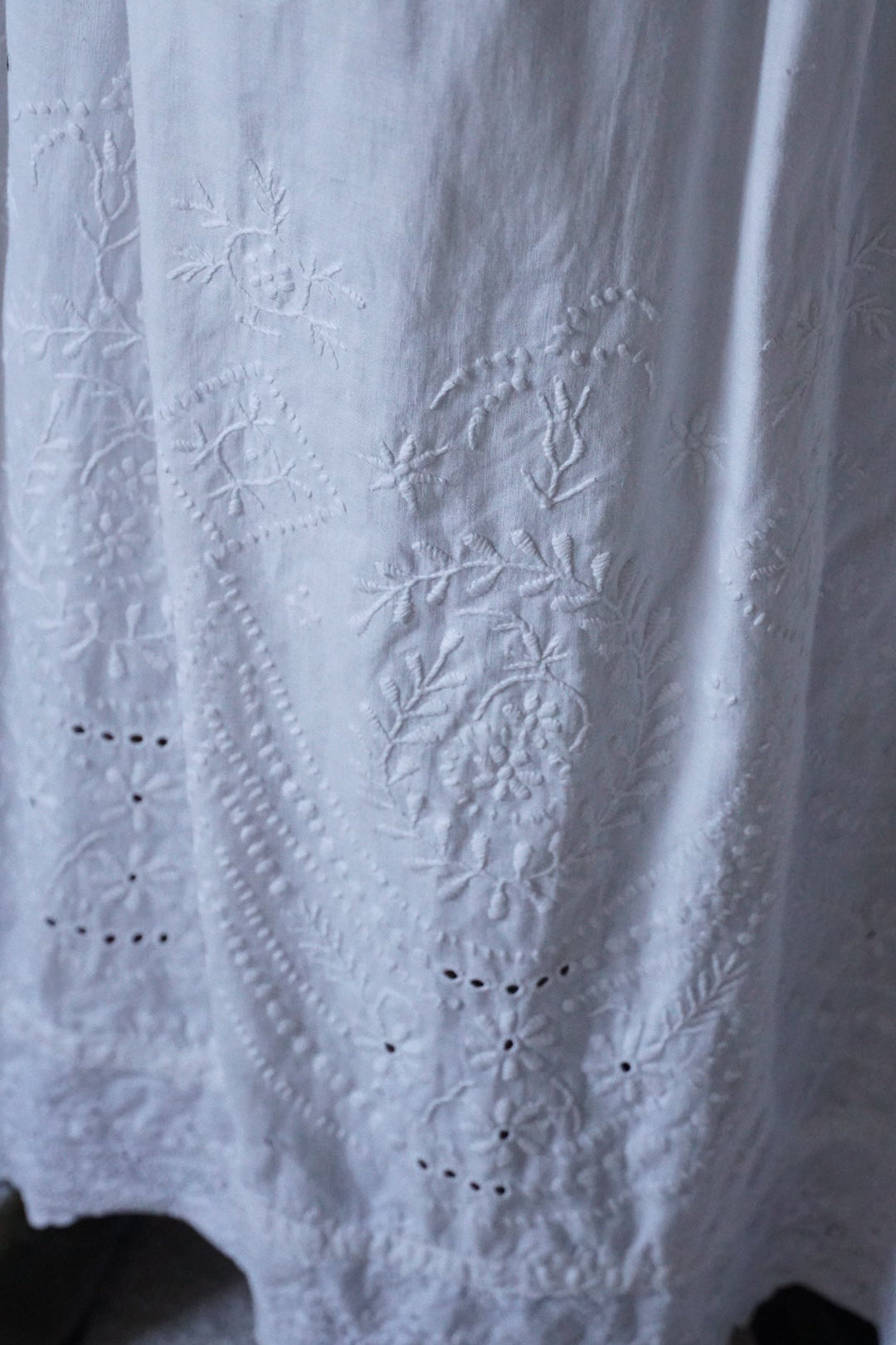 Antique Handmade Embroidery Skirt