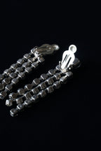 Vintage Glass Chandelier Earrings