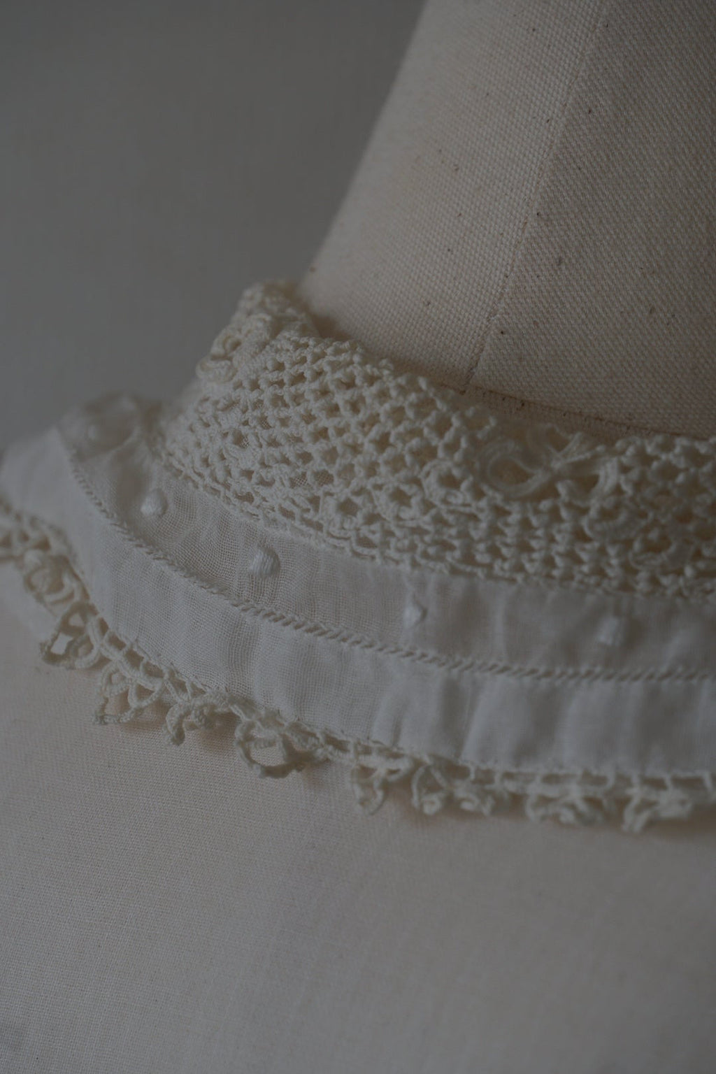 1910’s Cotton Voile Blouse with Irish Lace