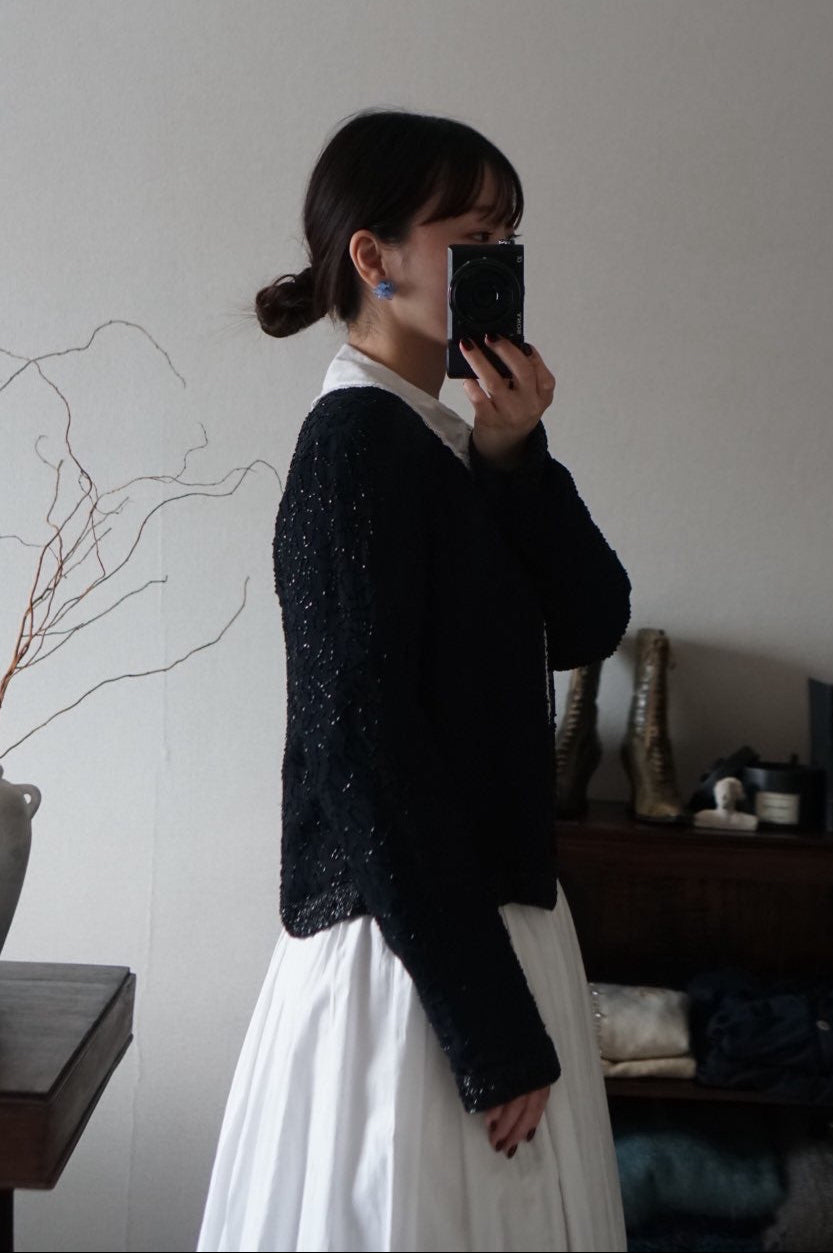 Vintage Beads Cardigan
