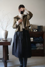 Vintage Big Collar Flare Jacket