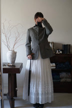 Vintage Grey Herringbone Jacket