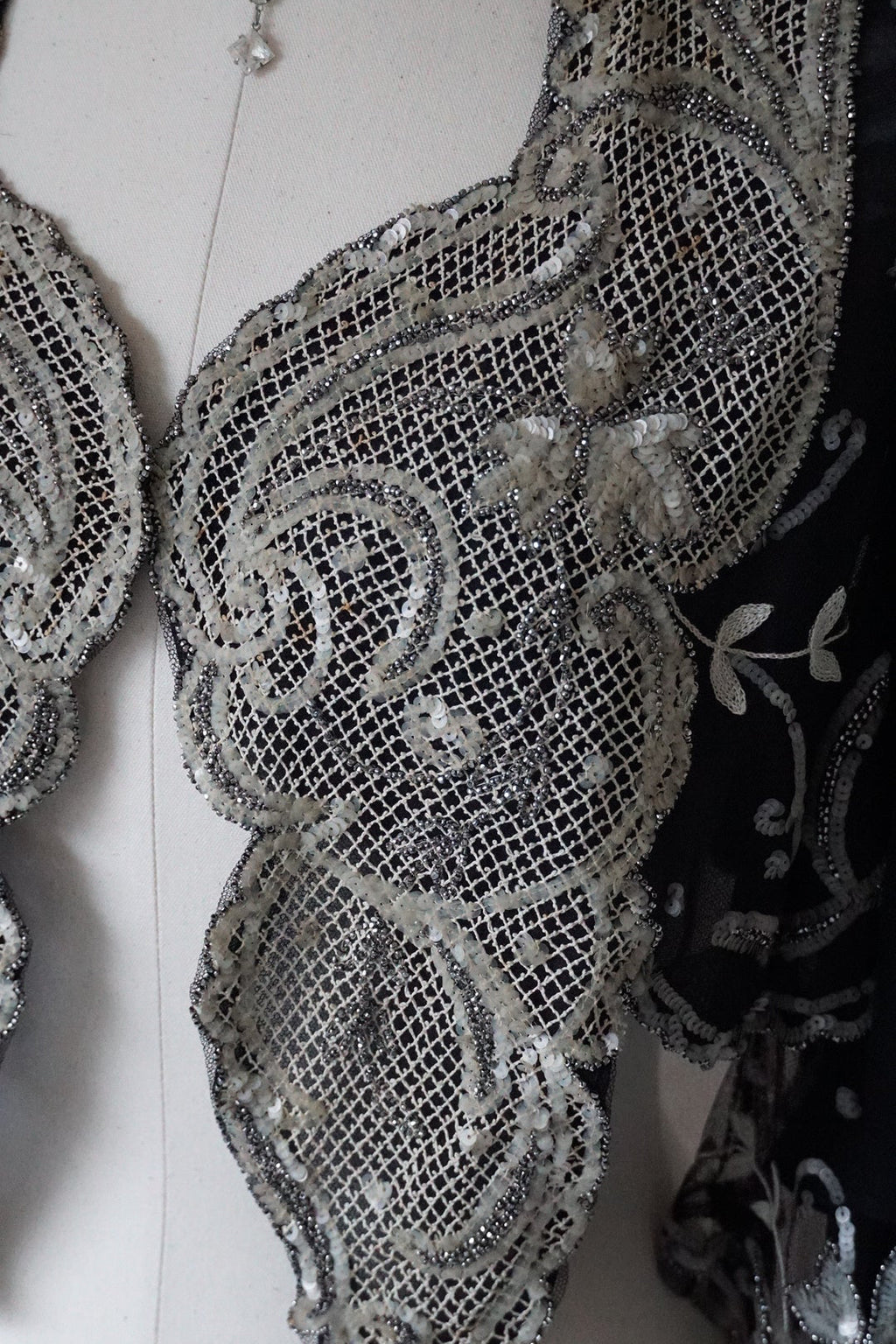 Edwardian Sequins×Beads Bolero