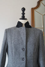 Vintage Grey Herringbone Jacket