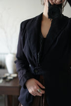 1940's Classic Black Tailored Jacket