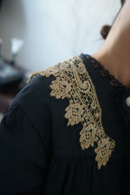 Victorian Floral Lace Collar