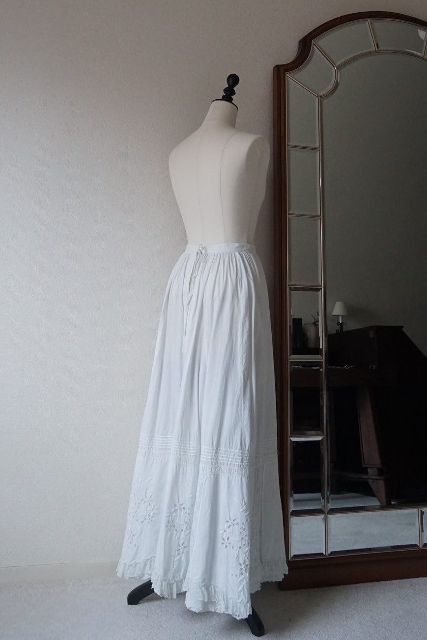 Edwardian Cutwork Lace Skirt