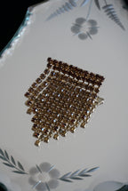 Vintage Amber Cascade Big Brooch