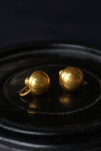 Vintage Gold Ball Earrings