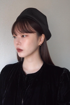 1960’s Black Beret with Gold Button