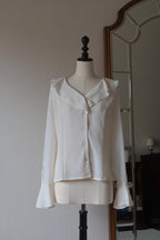 Vintage Frills×Embroidery Blouse