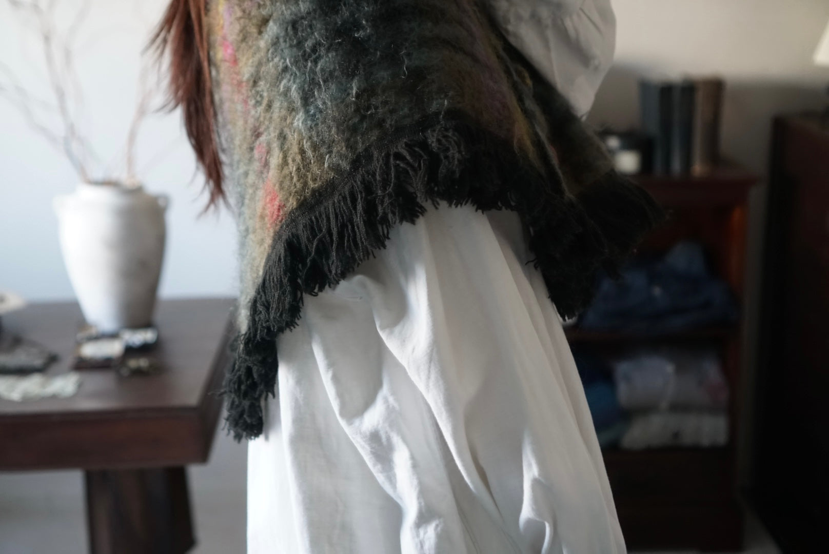 Vintage Mohair Poncho