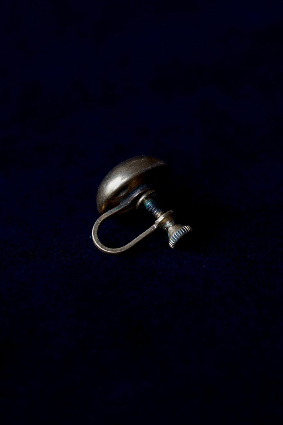 Vintage Gold Ball Earrings