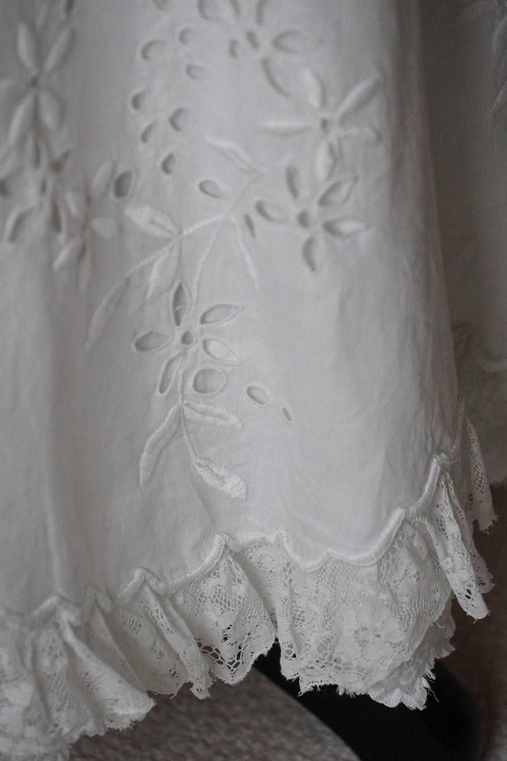 Edwardian Cutwork Lace Skirt