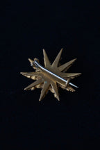 Victorian Crystal Glass Star Brooch