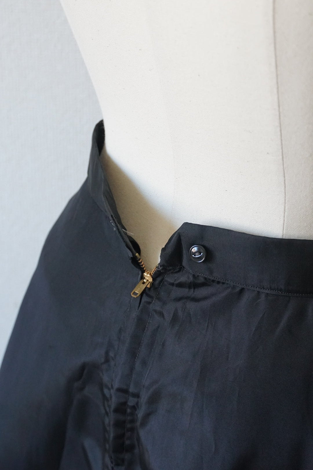 1940's Black A-line Skirt