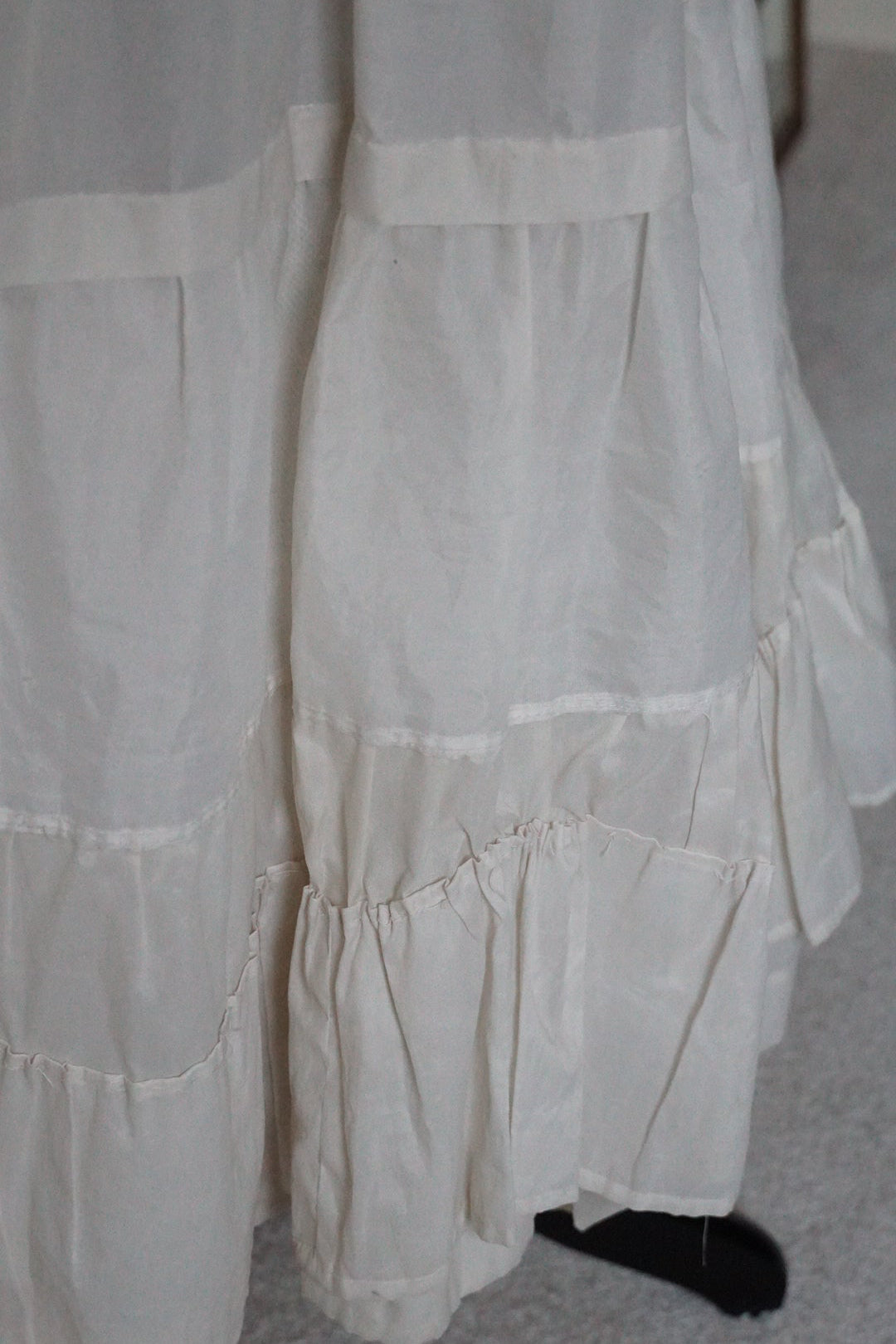 1950's White Tulle Petticoat