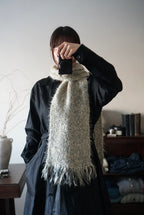 1960's Blue Mohair Tight Scarf