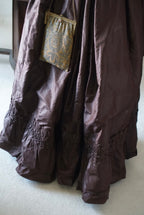 1880’s Victorian Brown Ruffle Skirt