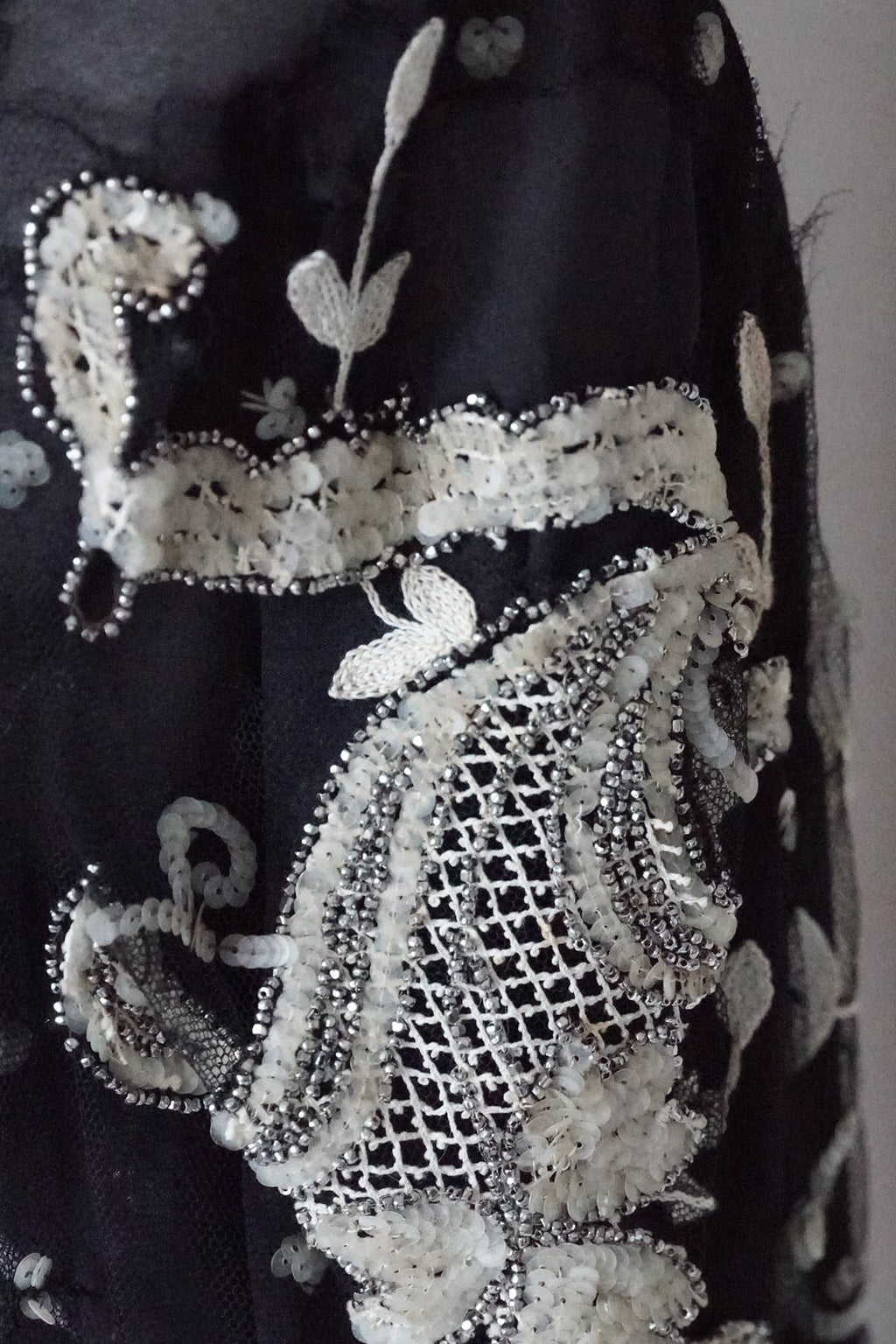 Edwardian Sequins×Beads Bolero