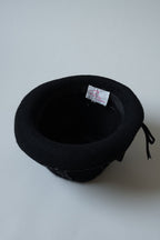 1960’s Beads Black Felt Hat