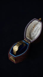 Edwardian Brass Buckle Ring