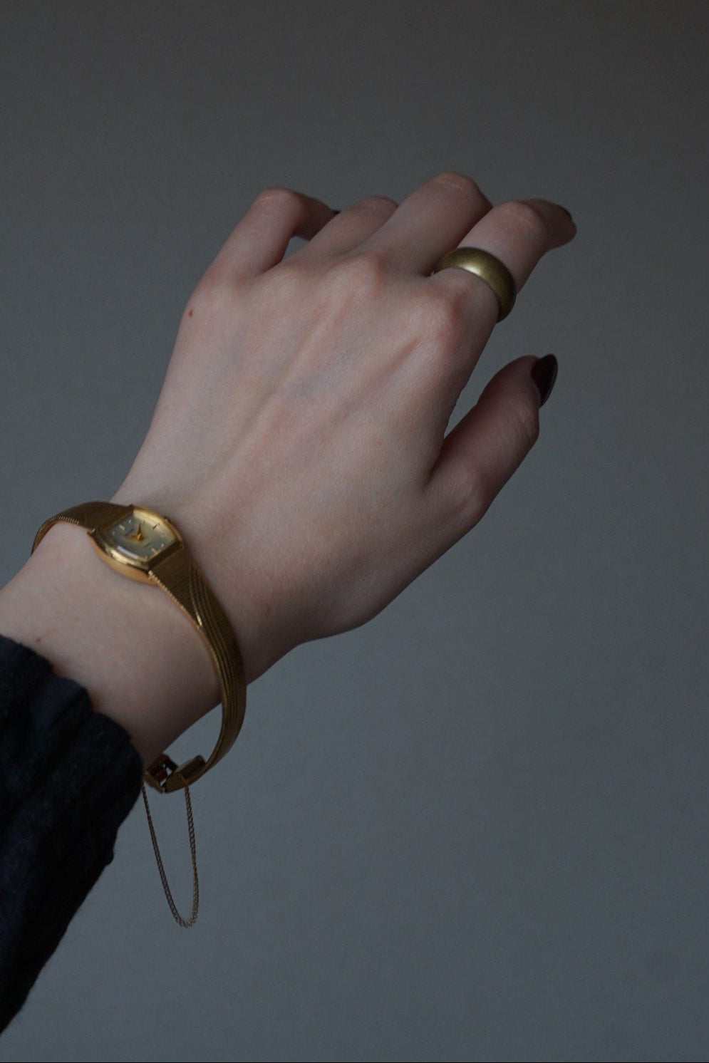 Vintage Quartz Gold Watch