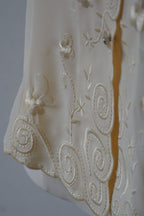 Vintage Flower Embroidery Blouse