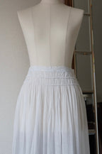 Edwardian Small Flower Embroidery Skirt