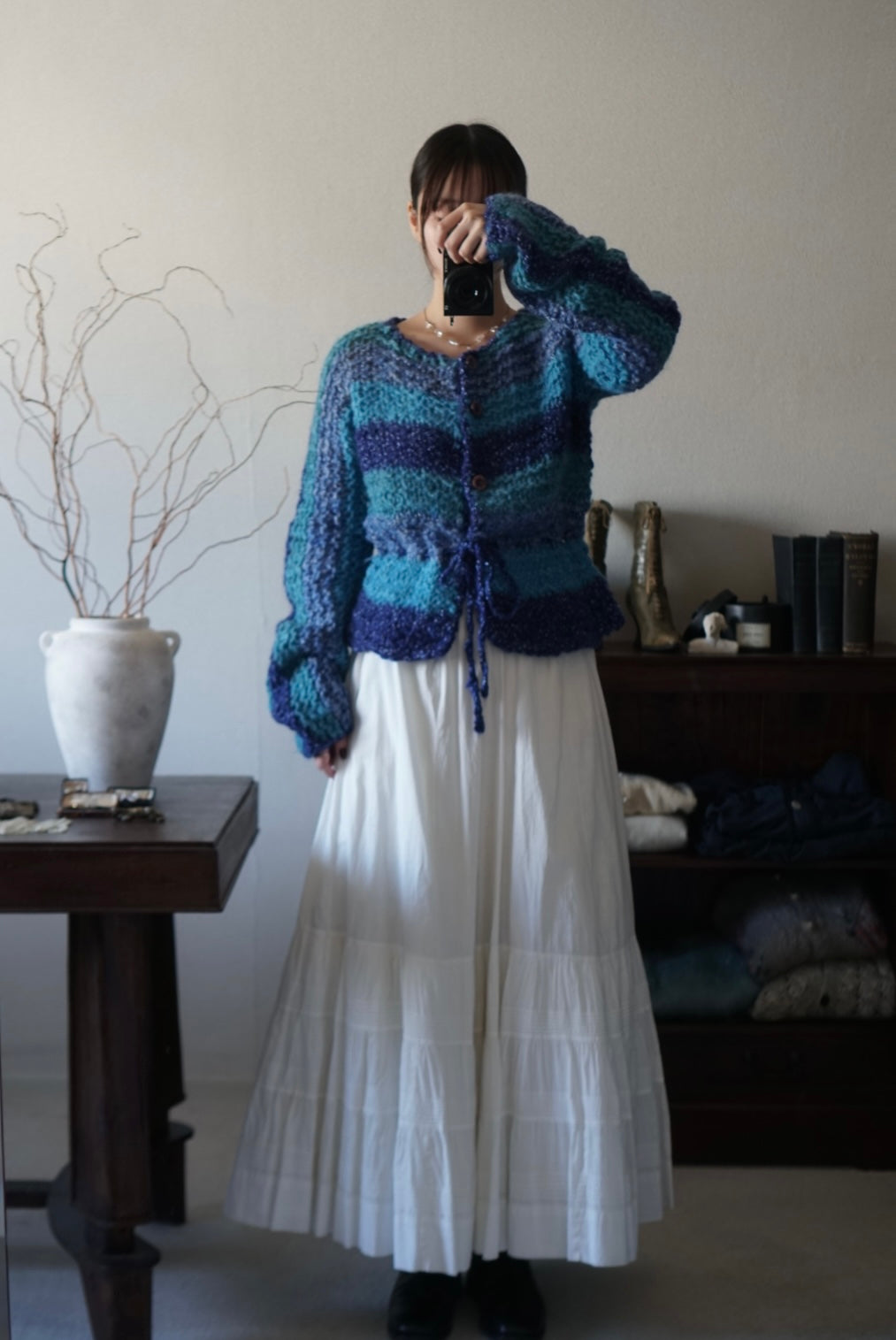 Edwardian Pin Tuck Long Skirt