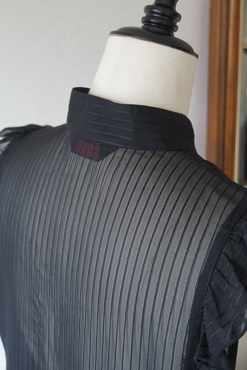 Vintage Black Cheer Blouse