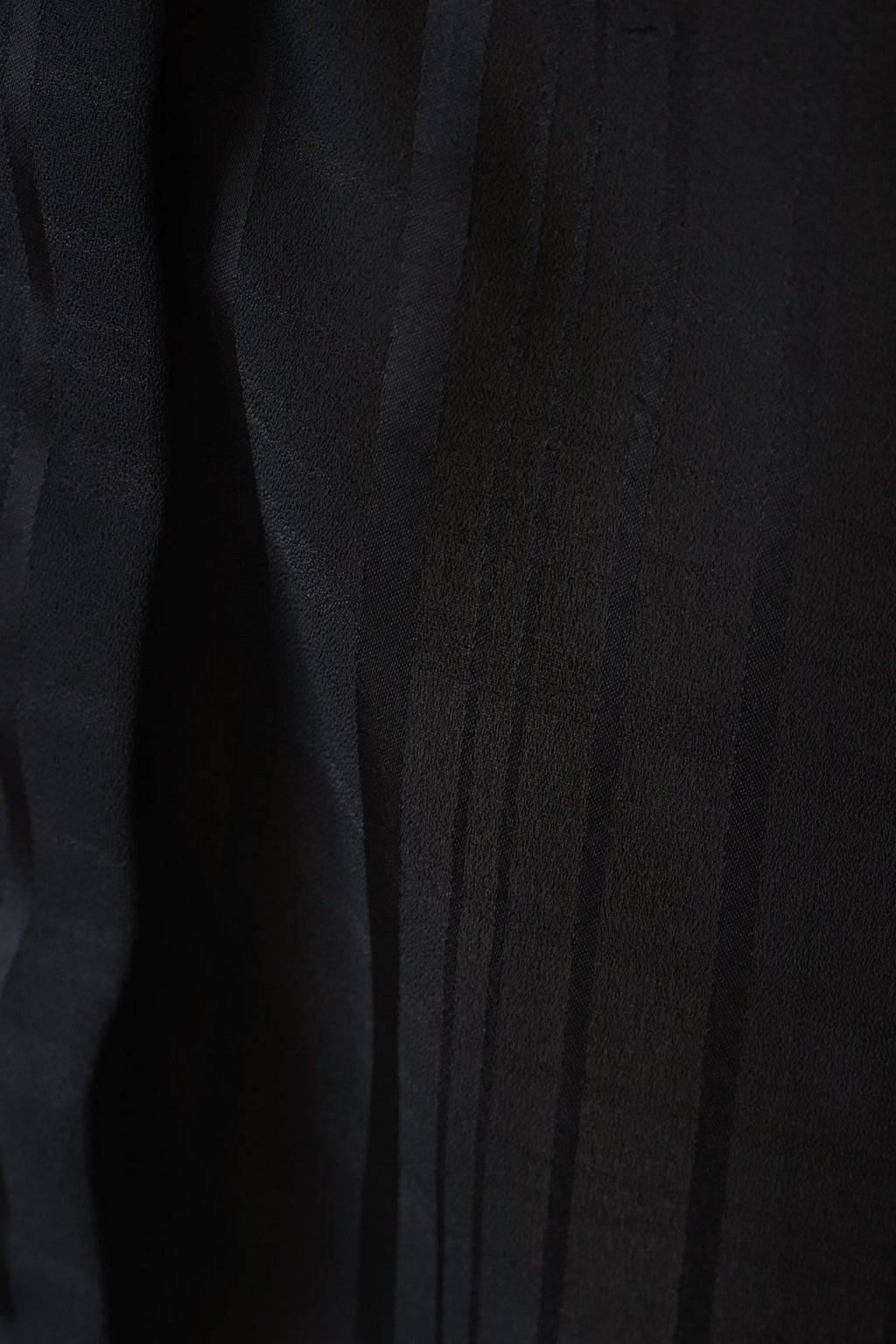 1980's Sheer Black Ruffled Collar Blouse