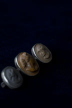 Victorian Lava Cameo Brooch