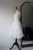 1950's White Tulle Petticoat