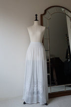 Edwardian Small Flower Embroidery Skirt