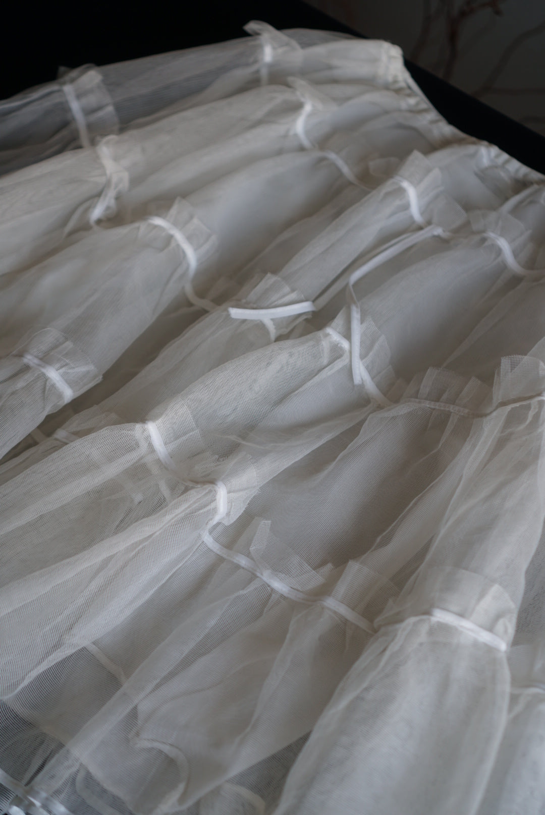 1950's White Tulle Petticoat