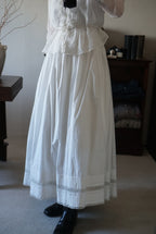 1900's Tatting Lace Long Skirt